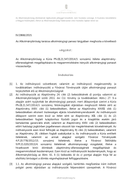 IV/268/2015. - Alkotmánybíróság