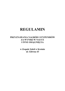 regulamin - Orlik Mosina