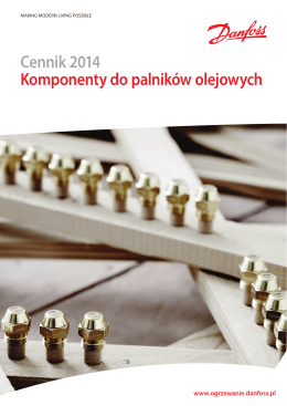 2014 Cennik komponentów do palników olejowych- PDF