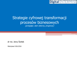 15 Strategie cyfrowej transformacji