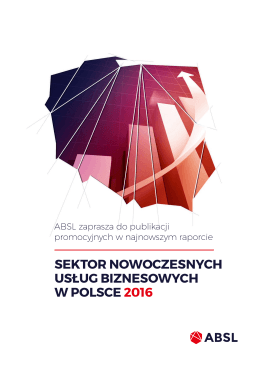 sektor nowoczesnych usług biznesowych w polsce 2016