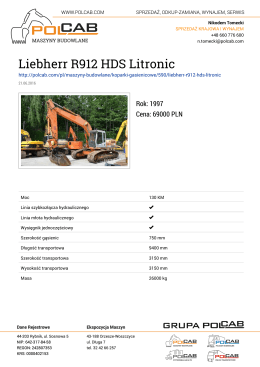 Liebherr R912 HDS Litronic