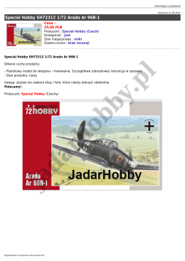 Special Hobby SH72312 1/72 Arado Ar 96B-1