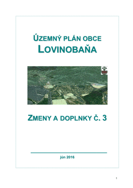 ÚP obce Lovinobaňa, Zmeny a doplnky č.3