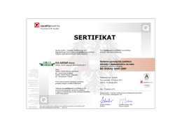 ISO 18001 - Kamenolom Ostreš – Kamen visokog kvaliteta