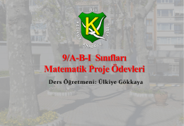 matematik sergisi - Kadıköy Anadolu Lisesi