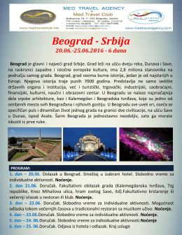 Beograd Jun 2016 - Med travel agency
