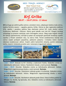 Krf Jul 2016 - Med travel agency