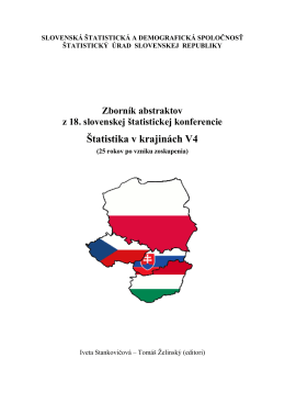 Zborník abstraktov z 18. Slovenskej štatistickej konferencie