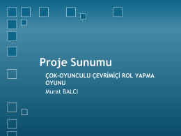 Proje Sunumu - Murat BALCI