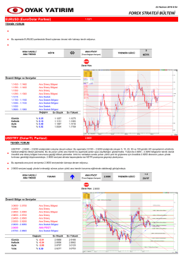 22.06.2016 FX Strateji Bülten