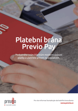 Platební brána Previo Pay