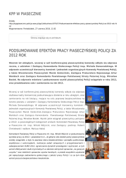 Generuj PDF - KPP w Piasecznie