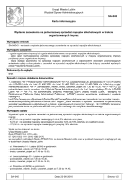Wydrukuj pdf - BIP Urząd Miasta Lublin