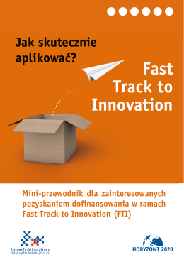 Fast Track to Innovation - Krajowy Punkt Kontaktowy