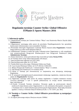 tu - ITPlanet E-Sports Masters