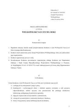 regulamin konkursu - CDN Publiczna Biblioteka Pedagogiczna w