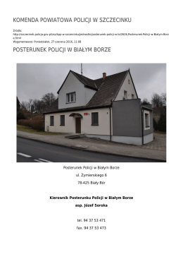 Generuj PDF - Komenda Powiatowa Policji w Szczecinku