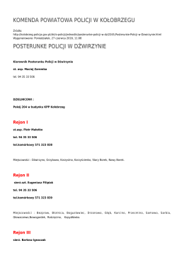 Generuj PDF - Komenda Powiatowa Policji w Kołobrzegu
