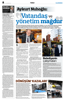 Aykurt Nuhoğlu - gazete kadıköy