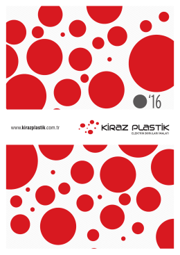 2016 / 1 - Kiraz Plastik