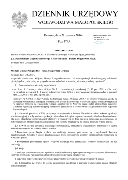 PDF ogłoszony - Dziennik Urzędowy Województwa Małopolskiego