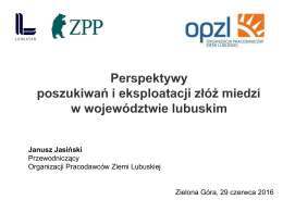 przewodniczący OPZL Janusz Jasiński