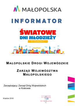 Do pobrania informator Światowych Dni Młodzieży w Krakowie 2016