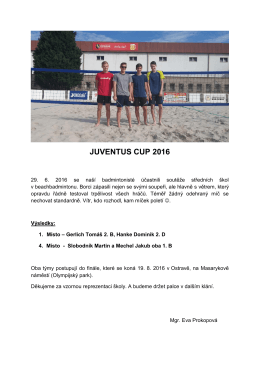 JUVENTUS CUP 2016
