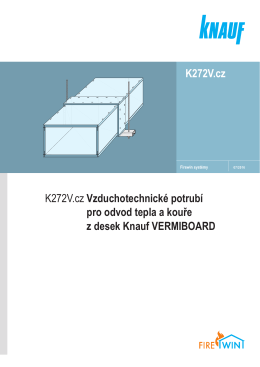 K272V.cz Vzduchotechnické potrubí pro odvod tepla a kouře