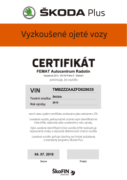 FEMAT Autocentrum Radotín TMBZZZAAZFD628635