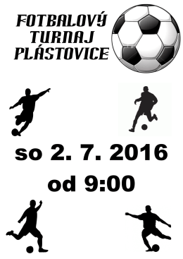fotbalový turnaj Plástovice