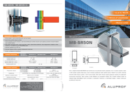 Prospekt fasádního systému MB