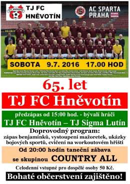65 let FC Hnevotin