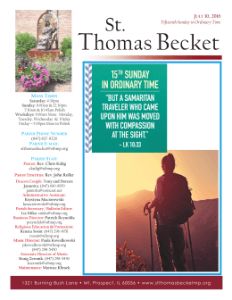 ThomasBecket - St. Thomas Becket Parish