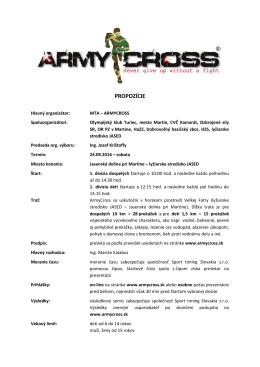 propozície - čo je armycross?