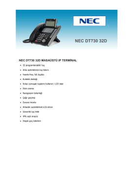 Nec DT730-32D Telefon Seti