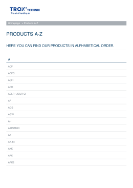 products az here you can find our products in alphabetical order.