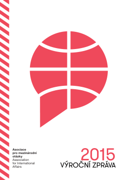 výroční zpráva - Asociace pro mezinárodní otázky