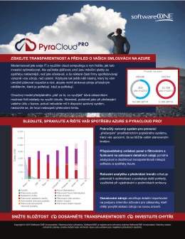 PyraCloud PRO One Pager Czech