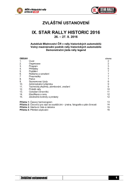 ix. star rally historic 2016