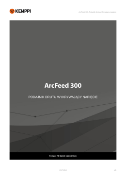 ArcFeed 300, Podajnik drutu wykrywający napięcie
