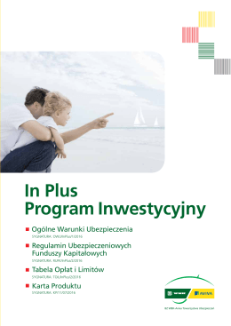 In Plus Program Inwestycyjny