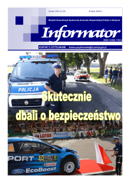Informator 144 8 lipca 2016 - Policja Warmińsko