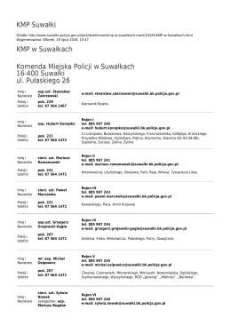 Generuj PDF - KMP Suwałki