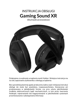 Gaming Sound XR