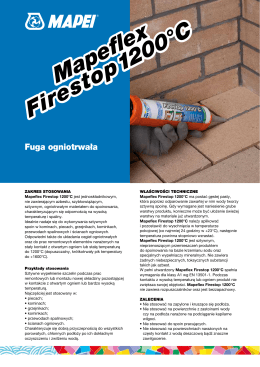 Mapeflex Firestop1200°C