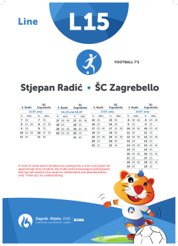 Line Stjepan Radić ŠC Zagrebello