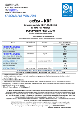 grčka – krf - Turistička agencija Big Blue