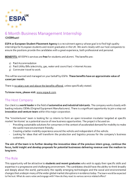 6 Month Business Management Internship
